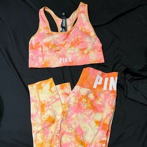 Pink Seamless Workout set